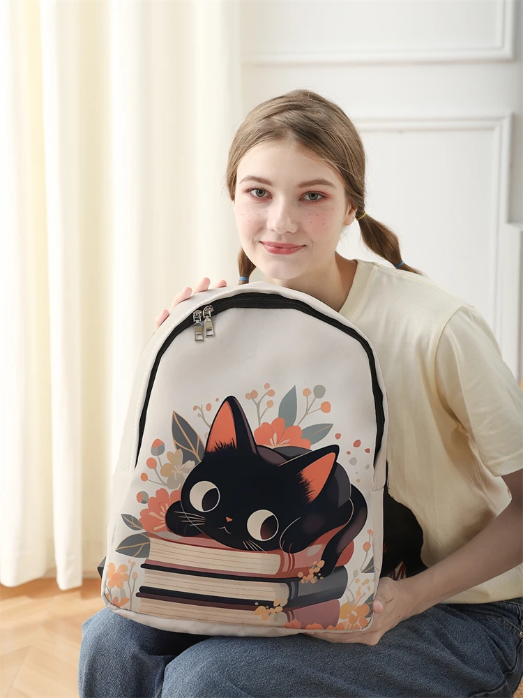 New Women's and Men's High Capacity College Backpack Trend Women's Laptop School Bag Cute Girl Travel Bag Cool