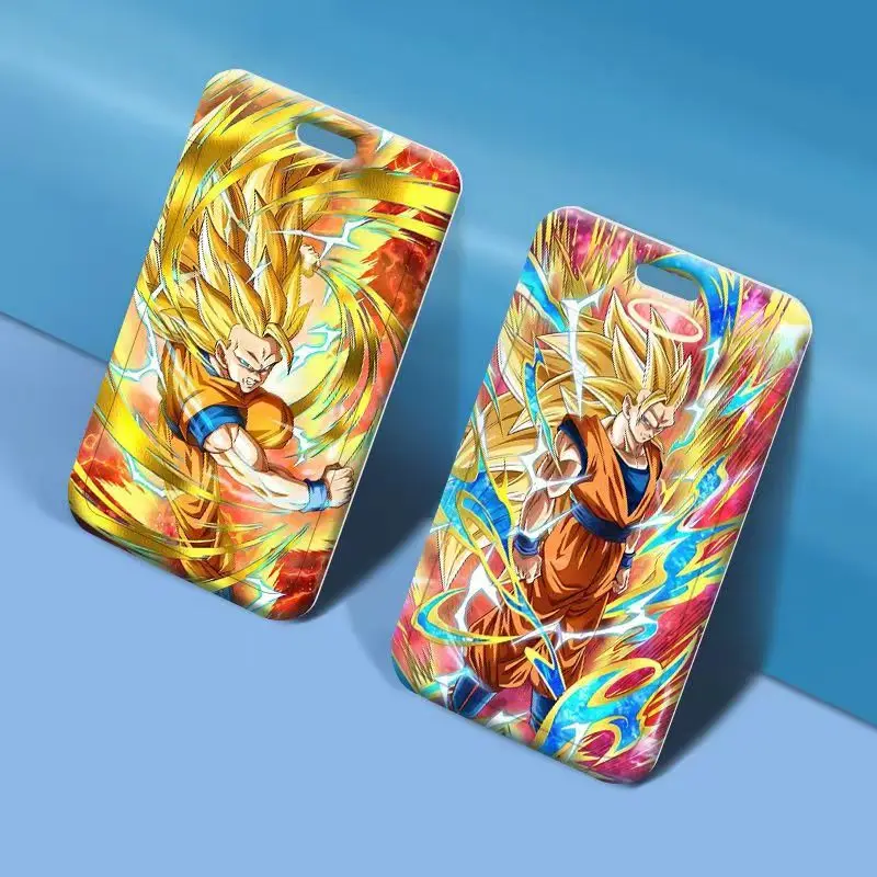 Dragon Ball Colored Campus ID Lanyard Clip Card Sleeve Anime