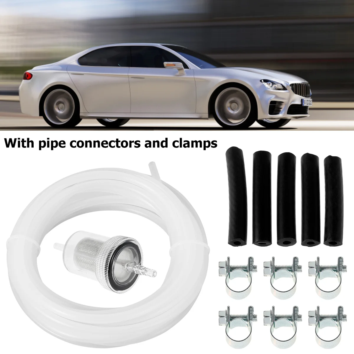 Fuel Tank Standpipe Kit Replaceable Parking Heater Fuel Line Kit for Eberspacher/ Webasto Heater Diesel Hose Clip fuel tank standpipe kit