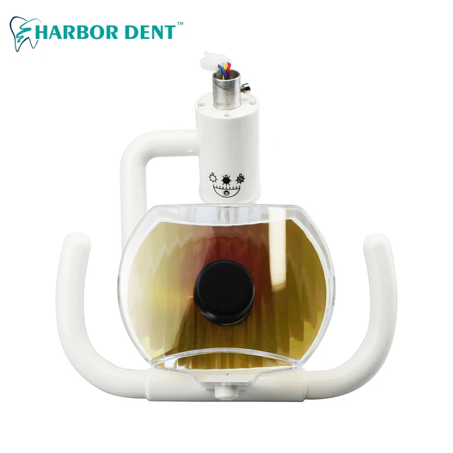 Dental Halogen Lamp Oral Surgery Cold Light Multi-Angle Dentist Unit Chair Platform Clean Teeth Lamp 50W
