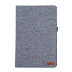 Premium Soft Fabric Flip Stand Case for HonorPad GT Pro 12.3 (Blue)