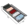 Under Bed Foldable Storage Box Large Capacity Thick Nonwovens Sorting Clothes Storage Bag Closet Organizer Wardrobe Organizer 6