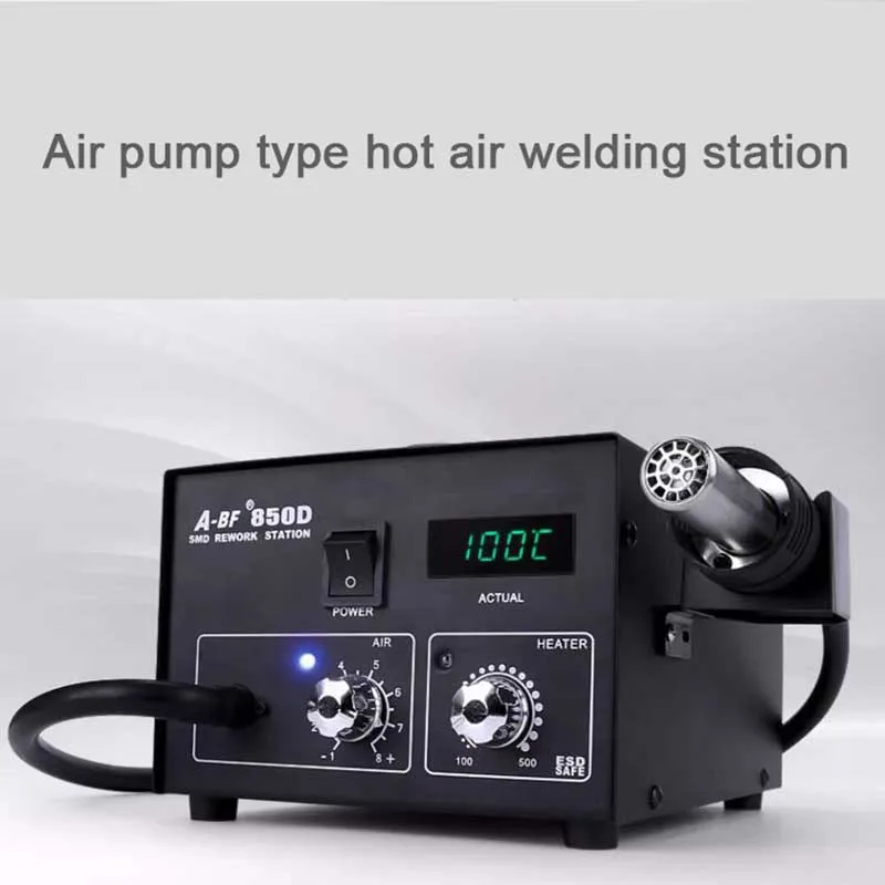 

850D Air pump type hot air welding station