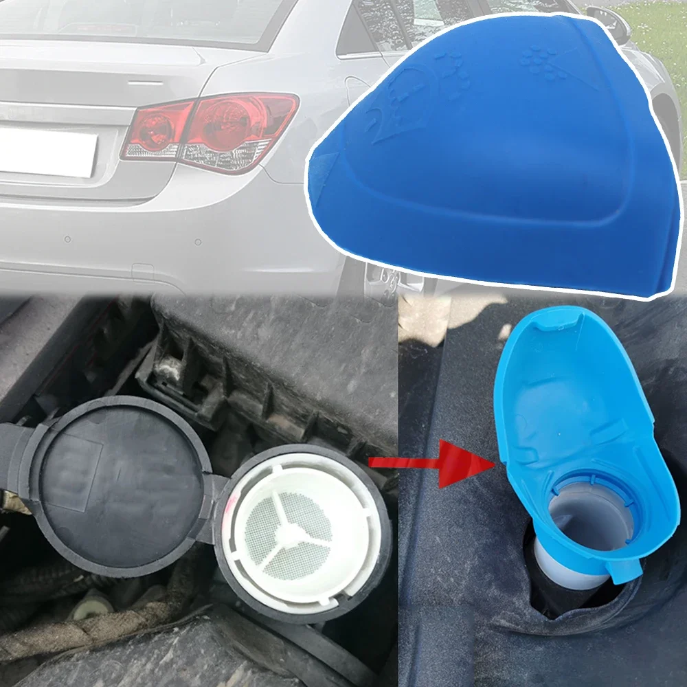 

Car Reservoir Washer Bottle Screen Wiper Wash Funnel Filler Cover For Chevrolet Holden Cruze 2017 2016 2015 2014 2013 2012 2011