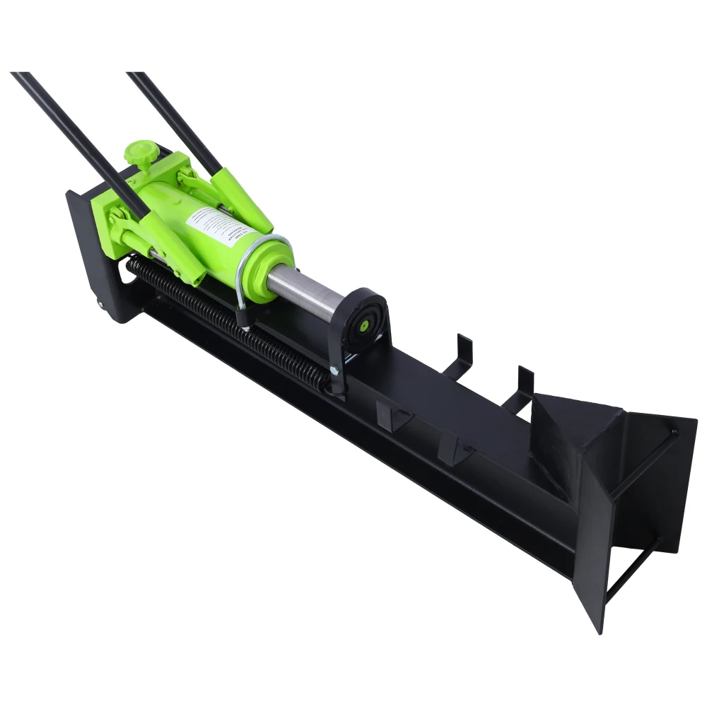 10 Ton Horizontal Log Splitter Wood Cutter Manual Hydraulic 2 Speed Wheel Hydraulic Log Splitter