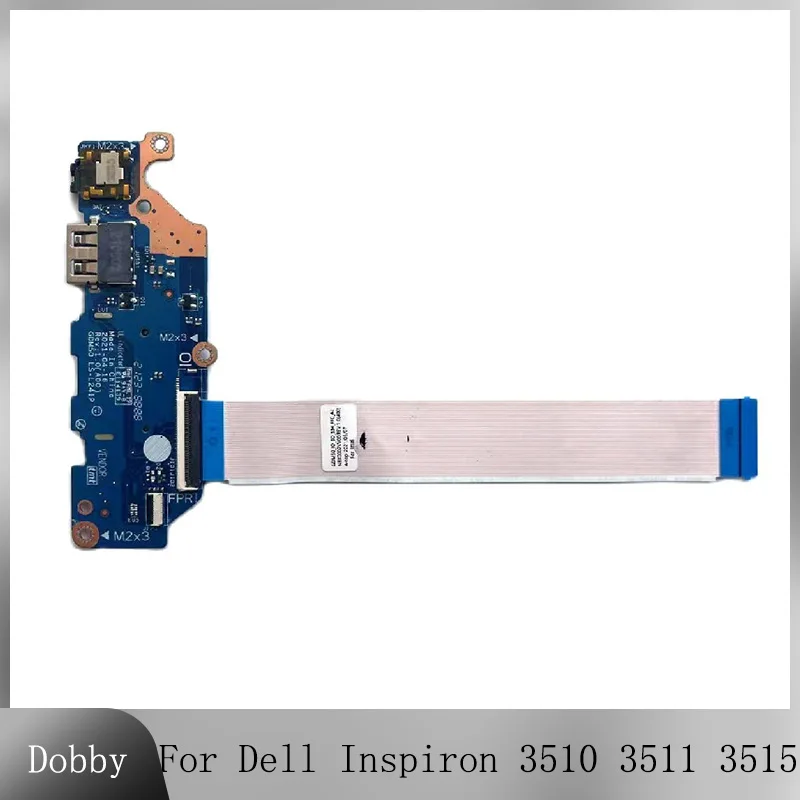 Dell Inspiron 3510 3511 3515 Interruptor Botão Liga Desliga Placa de Áudio Usb com Cabo Acessórios para Laptop Gdm50 Ls-l241p Original