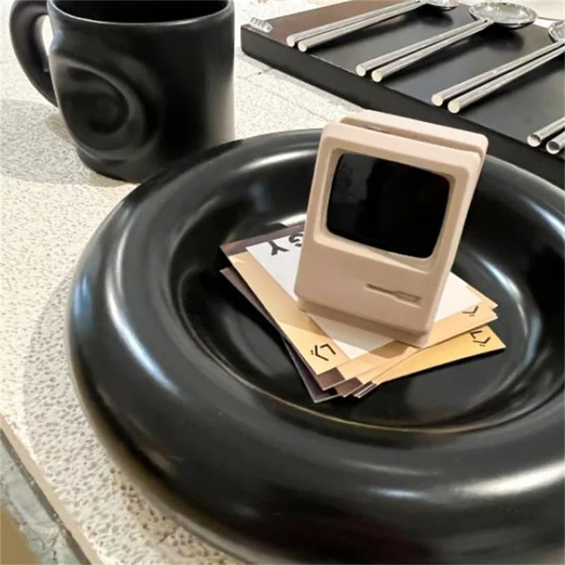 Retro Desktop Charging Base For Apple Watch Charger Stand Silicone Holder Dock For iWatch 49mm 40mm 42mm 38mm 8 7 6 5 4 3 2 SE