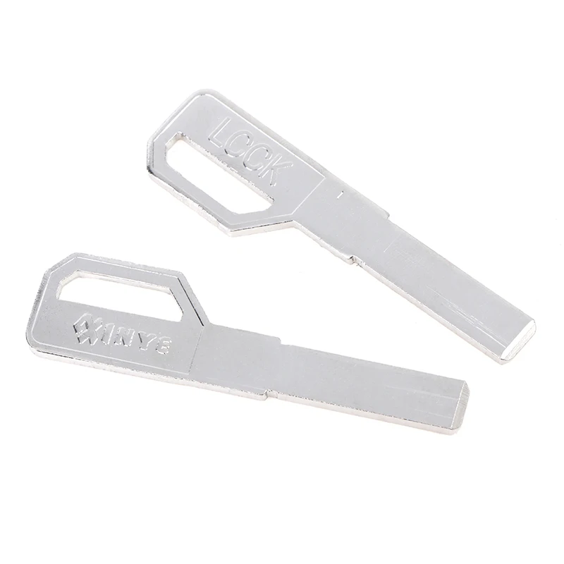 2PCS Key Embryo Fingerprint Lock Password Lock Super D Key Blank Suitable For Handle LOCK Flat Multi-track Light Board