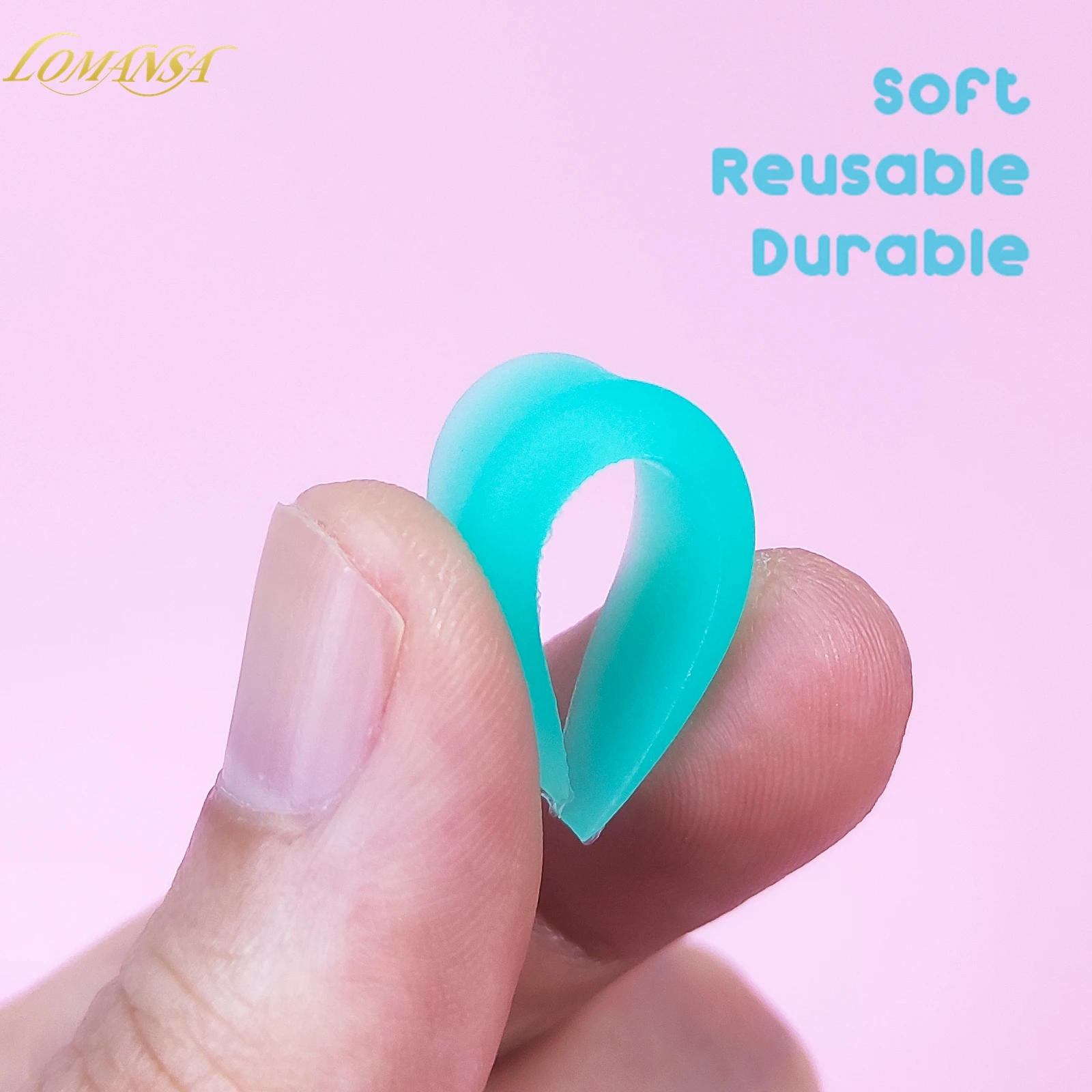 Description Picture 3 of itemLomansa 7 Pairs L Curl Silicone Eyelash Perm Pads Sticky Lashes Rod Shield Lifting 3D Eyelash Curler Accessories Makeup Tools