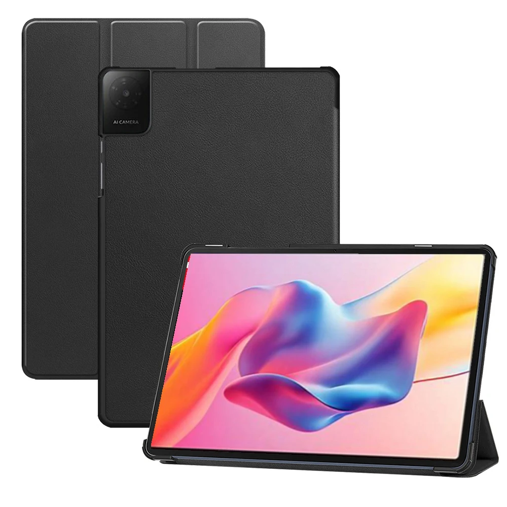 Smart Tri-Fold Folio Case with Hard PC Back