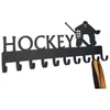 1PC Ice Hockey Goalie Medal Hanger Rack Wall Mounted Hook Up Hanger Artwork Shape Over The Door Hooks Towel Holder Bathroom 3
