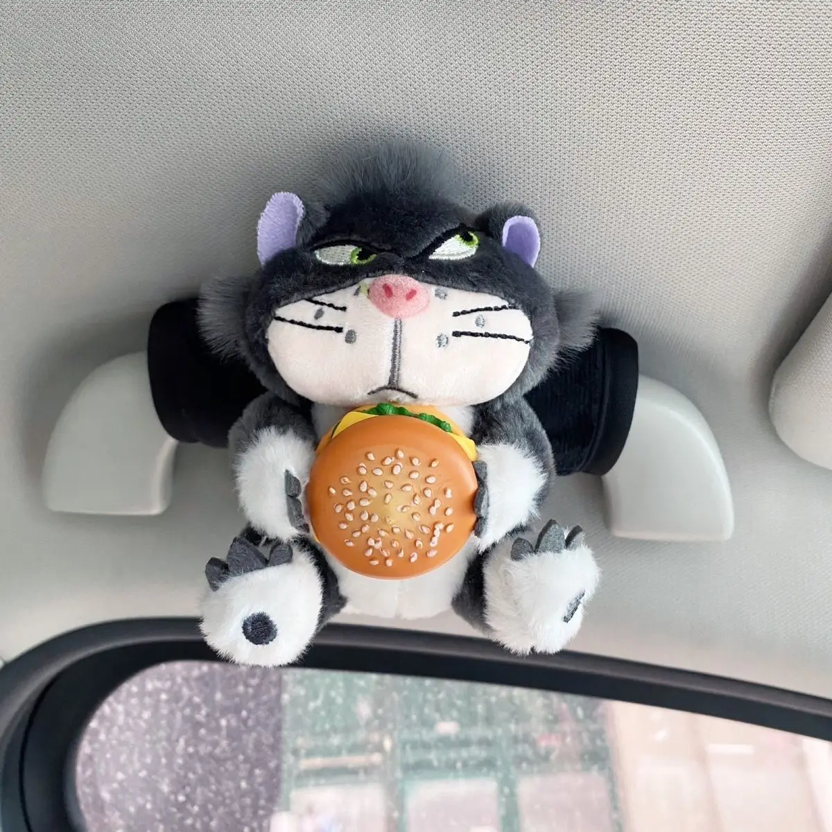 Cartoon Cute Lucifer Car Handle Protector Sleeve Universal Girls' Car Interior Decoration Supplies Roof Handle Sleeve