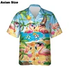 2025 Hawaii Cocktail Shirt For Mens Clothes Drink Juice Summer Shirts Button Clothing Short Sleeve Lapel Blouse Aloha Unisex Top 3