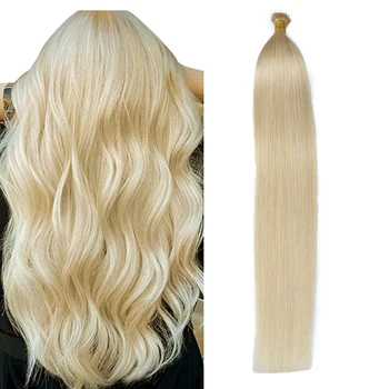 Extensioni per Capelli Umani di Alta Qualità I Tip Ring, Extensioni Pre-bonded Fusion