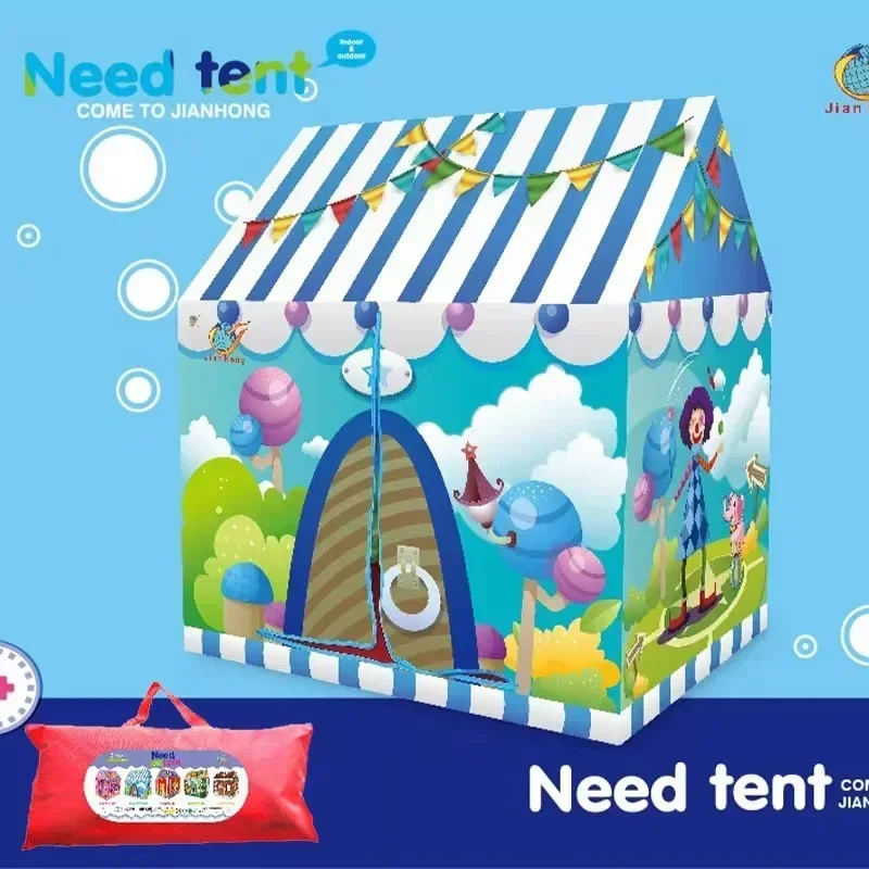 Kids Play House Game Tent Toys Dinosaur Pink Ice Cream Boy Girl Princess Castle Portable Indoor Outdoor Children Play Tent House