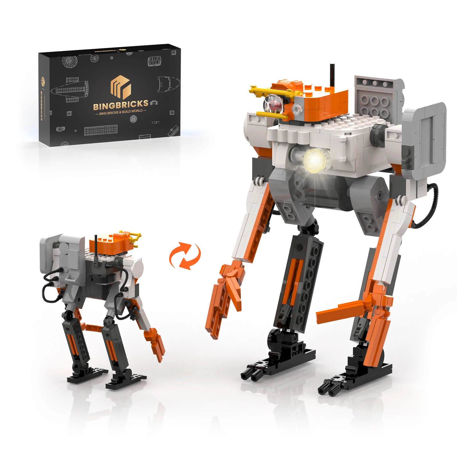 Vasco Robot Building Sets , Moc Toys Figure Merchandise Jointsposable, Creative For Game Fans Ragazzi Ragazze Adulti Età 8 + (364 Pezzi)