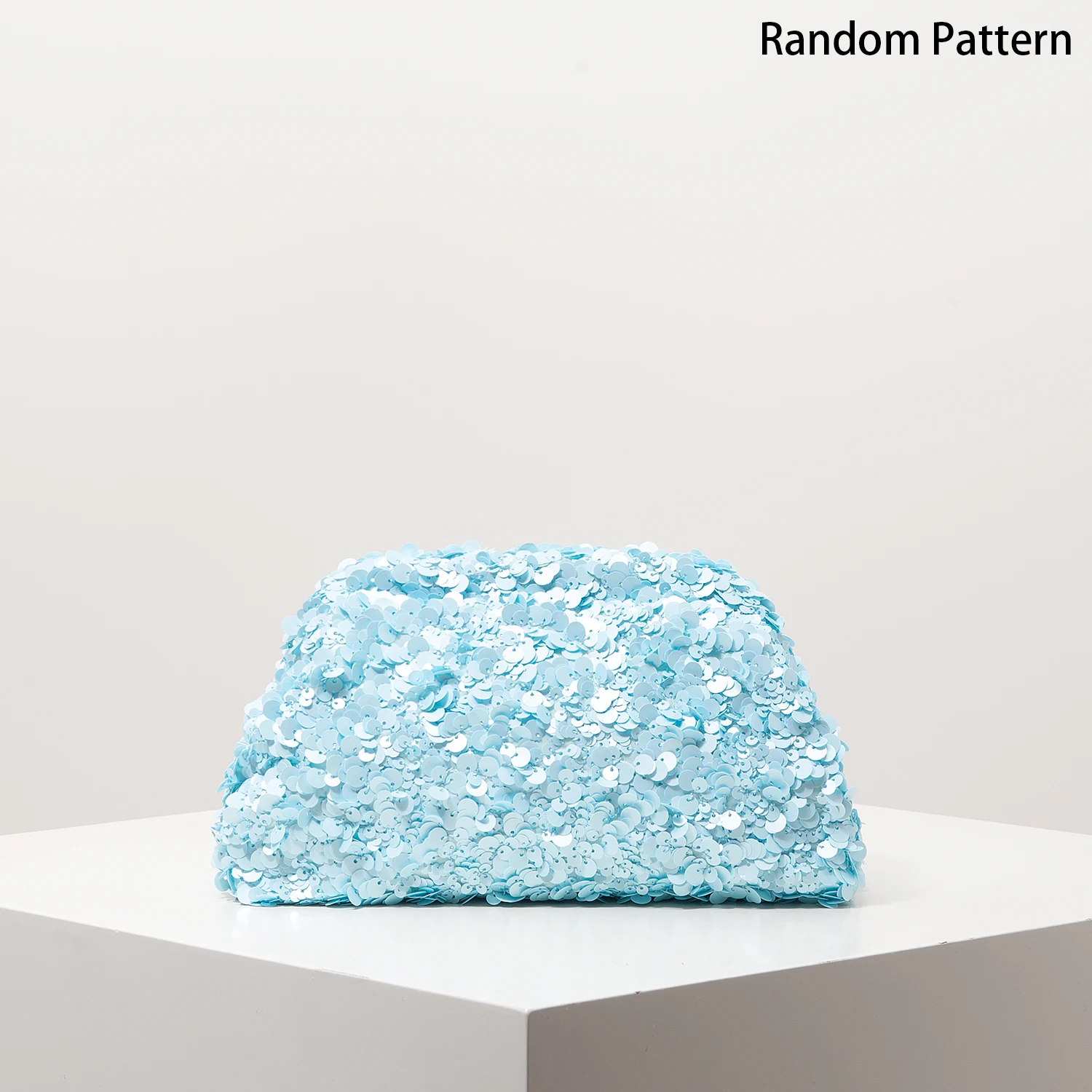 Womens Sequin Clutch Bag Evening Party Prom Wedding Bridal Handbag Purse