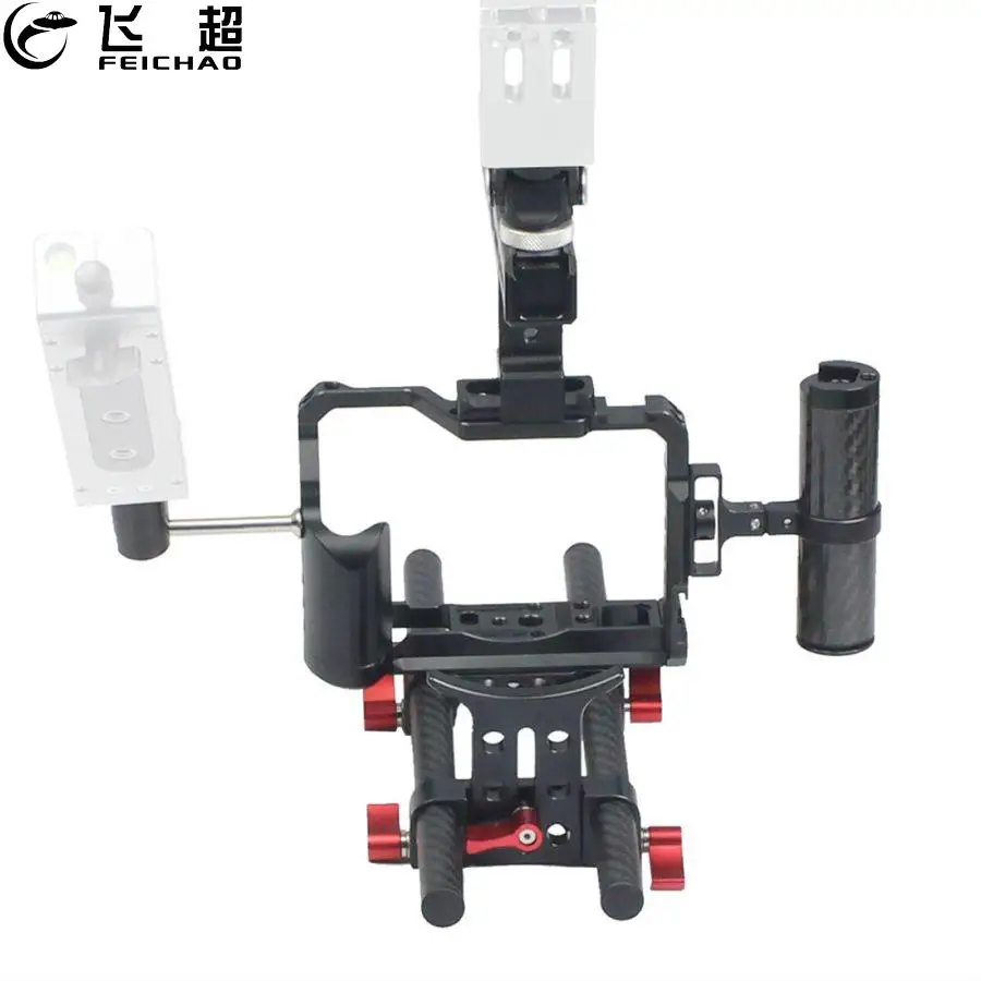 

XT20 XT30 Camera Cage Video Film Movie Making 1/4 Cold Shoe Top Handle Follow Focus Rail Stabilizer For Fujifilm XT-20 XT-30 II