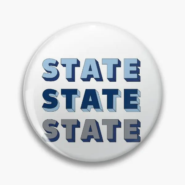 

State State State Soft Button Pin Brooch Women Funny Gift Hat Decor Cute Clothes Jewelry Creative Cartoon Fashion Lover
