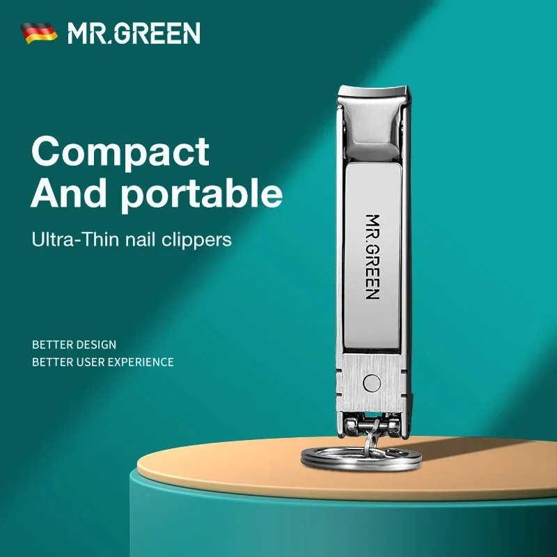 MR.GREEN Nail Clippers Collapsible Portable Travel Fingernail Nail Scissors Cutter Stainless Steel Manicure Tools nail scissors set,nail clipper set,manicure nail clipper set,nail clippers kit,nail clipper,nail clippers