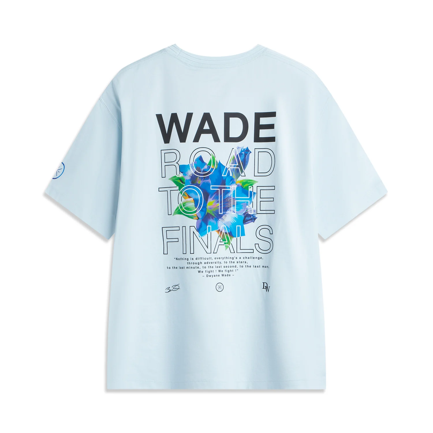 Li-Ning Men Wade T-shirt 64%Cotton 36%Polyester Loose Fit Breathable Sports Casual Short Sleeve Culture Tee Tops men sport tees