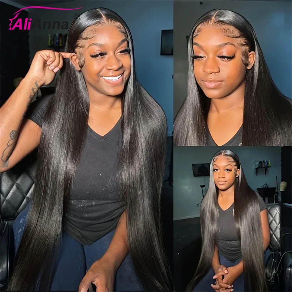 Extension e Ciocche di Capelli Umani Lisci 13x4 13x6 HD Lace Frontal, Offerte Bundle di Capelli Umani al 100% con Chiusura, Capelli Brasiliani per Donna - immagine 6