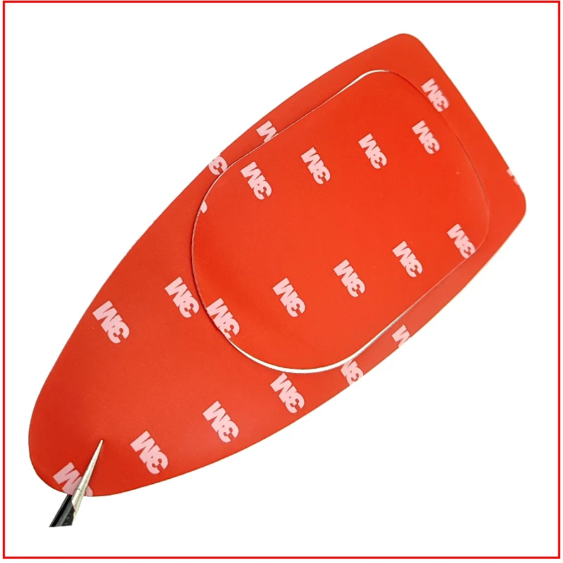 자동차 상어 지느러미용 이중 접착 접착제 패드, 약 17cmx7.6cm, 3M 4229, 회색