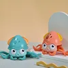 Baby Bath Toys Kids Octopus Clockwork Rope Pulled Crawl Land Water Toys Dragging Walking Toy Swimming Water Toys Kids Gift 1