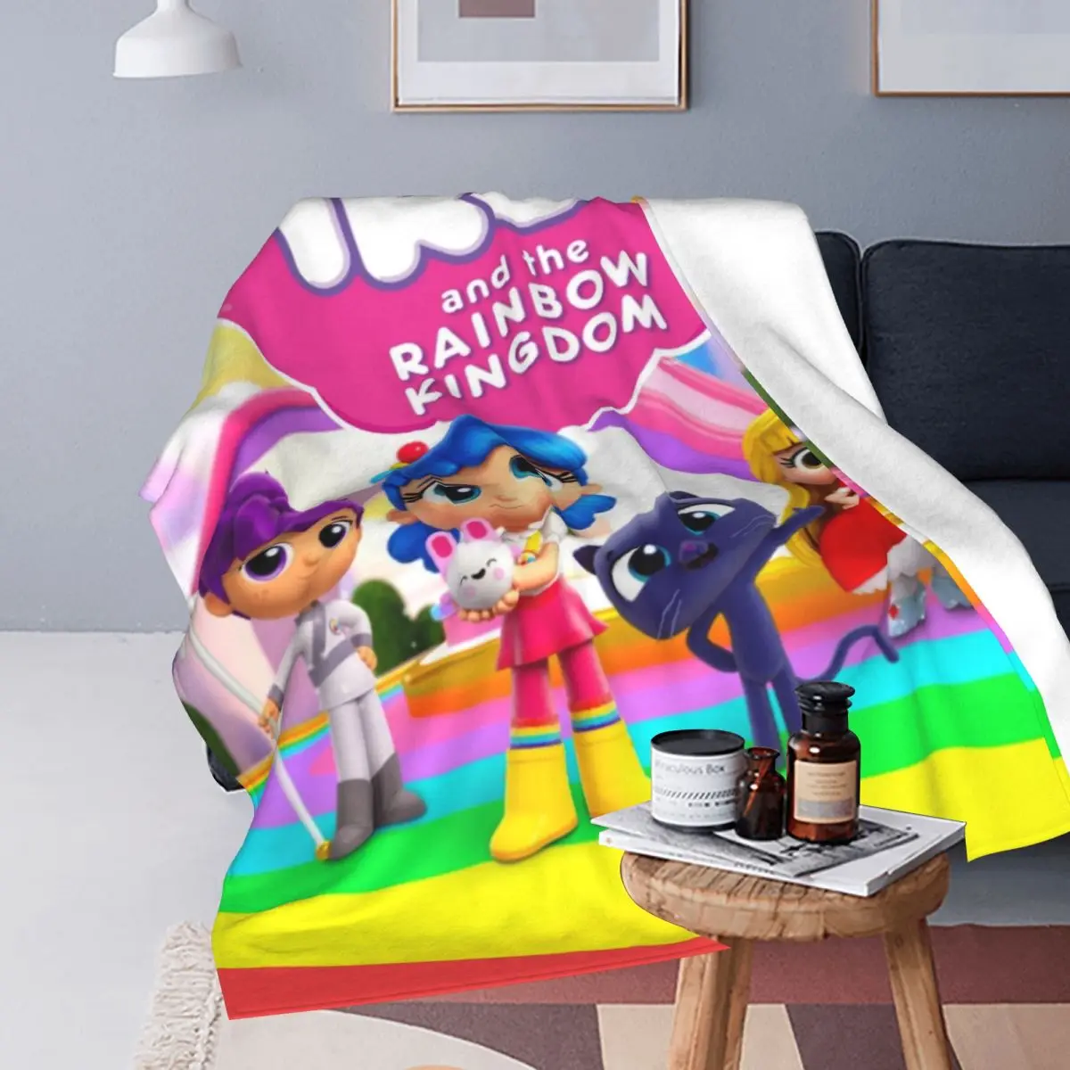 Throw Blanket True And The Rainbow Kingdom Micro Fleece Blanket Four Sizes Cartoon Warm For Bedroom Nice Gift 4