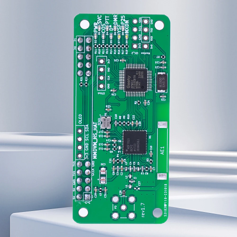 MMDVM 핫스팟 지지대 P25 DMR YSF DSTAR NXDN MMDVM 핫스팟 보드, MDVM 핫스팟 RF 보드, 라즈베리 파이 UHF VHF용