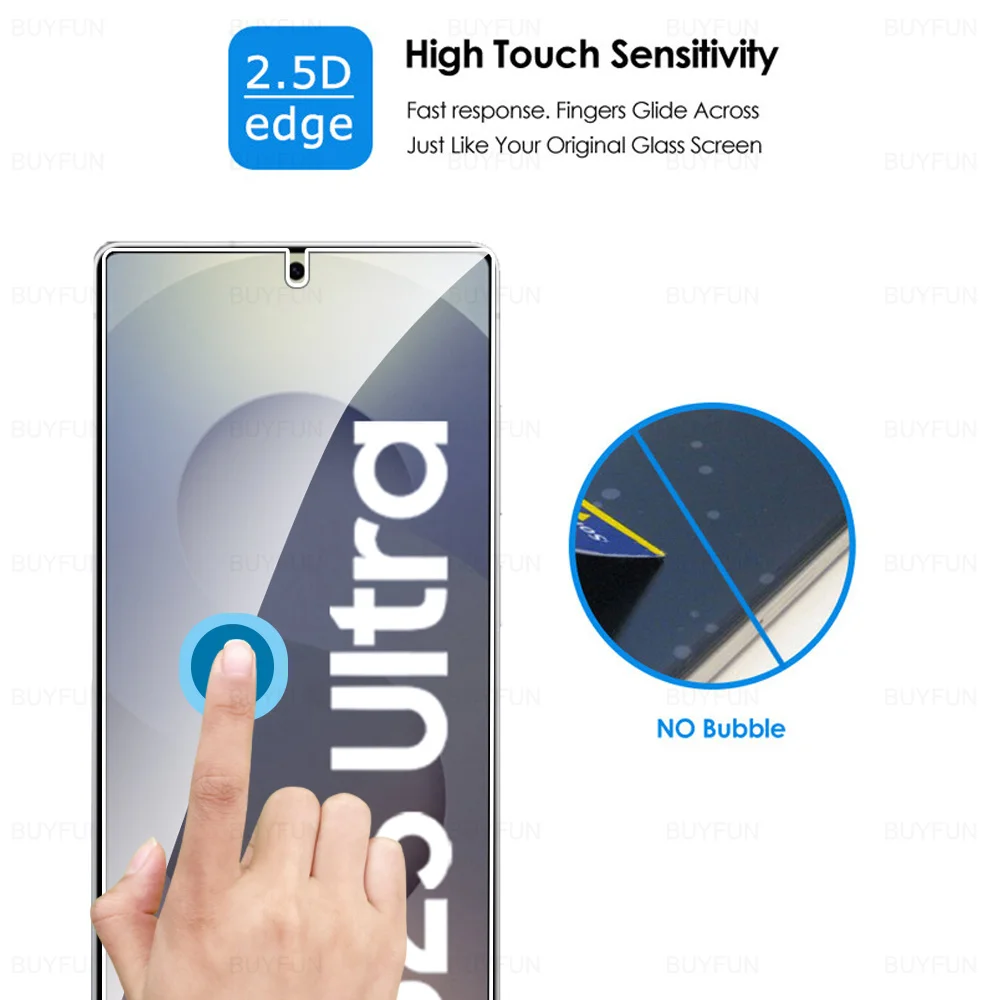 8-in-1 HD Tempered Glass Camera Screen Protector