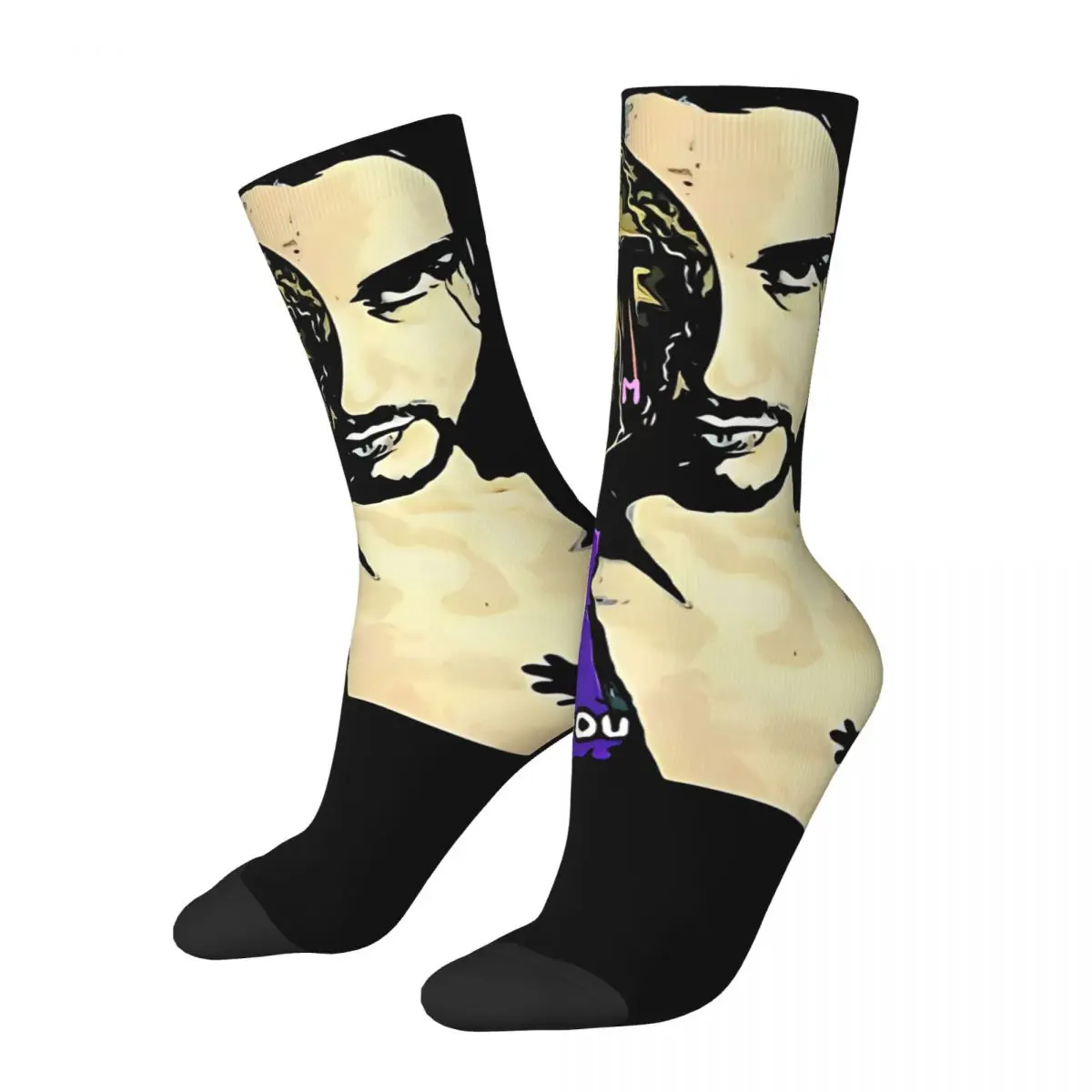 

Men's Women's Rose Tattoos Depeche Modes Rock Band Socks Soft Funny Happy Socks Harajuku Merch Middle Tube Socks Best Gift