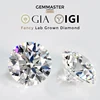 Lab Grown Diamond Round D E F VVS Loose Diamond with IGI GIA certificate Jewelry customization 1ct 3ct 5ct CVD HPHT Lab Diamond 5
