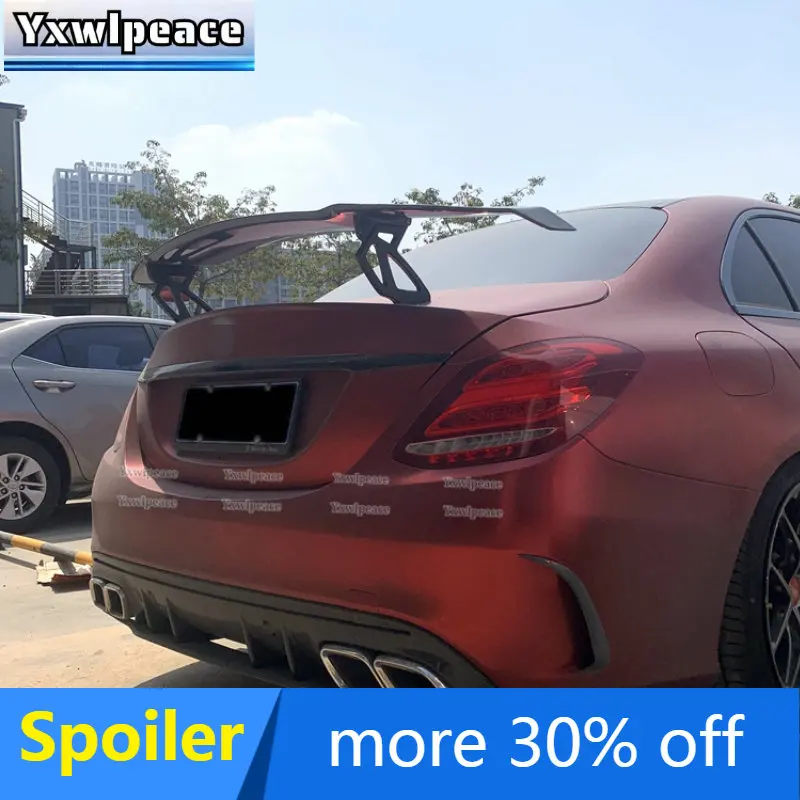 

GTS-V Style ABS Universal Racing Rear Trunk Lip Spoiler Wing Car Styling for Mercedes Benz W204 W205 W211 W212 W213 W117 W118