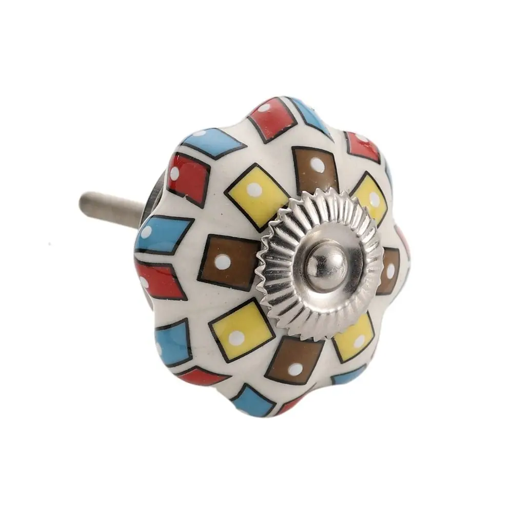 Ceramic Pumpkin Knobs Vintage Cabinet Door Pull Handle for Home Cabinet Drawer Knobs
