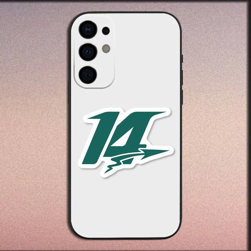 Fernando Alonso Inspired Black Soft Phone Case Cover