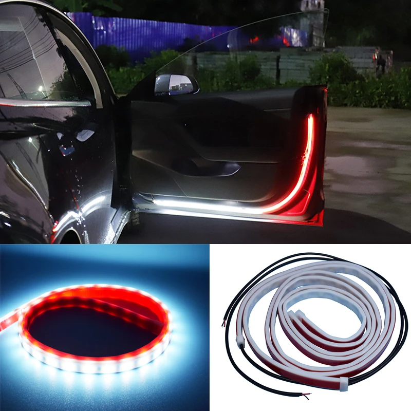 Car Interior Door Light LED Safety Warning Strobe Signal Lamp