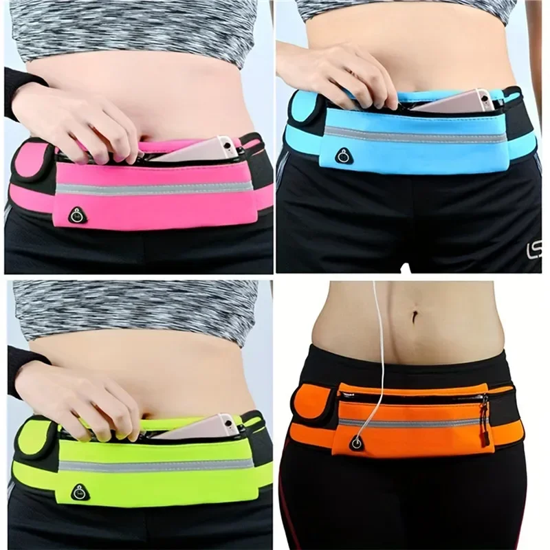 Running Waist Pouch Outdoor Ultra-thin Mobile Phone Elastic Sport Waterproof Close-fitting Mobile Phone Bag Coin Purse