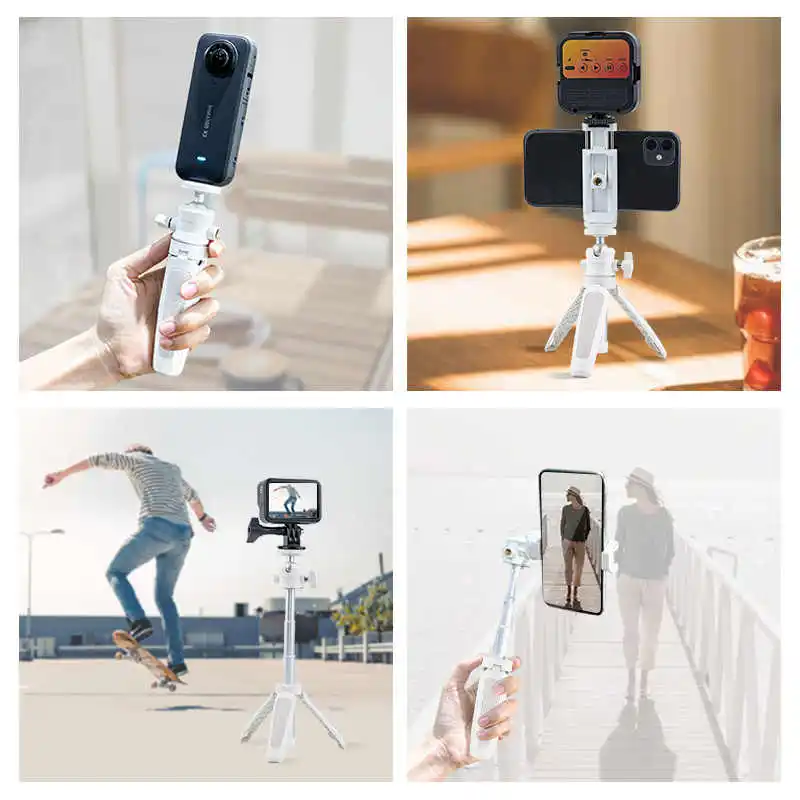 Treppiede di estensione da tavolo Supporto portatile portatile per GoPro Hero 12 11 10 9 Insta360 X4 X3 DJI Osmo Action 4 3 Accessori per fotocamera - immagine 3