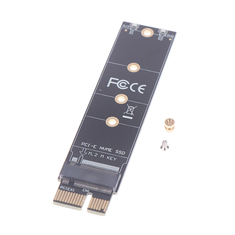 

Адаптер PCIE-M2 NVMe SSD M2 PCIE X1 Raiser PCI-E PCI Express M Соединитель в форме ключа поддерживает 2230 2242 2260 2280 M.2 SSD полную скорость