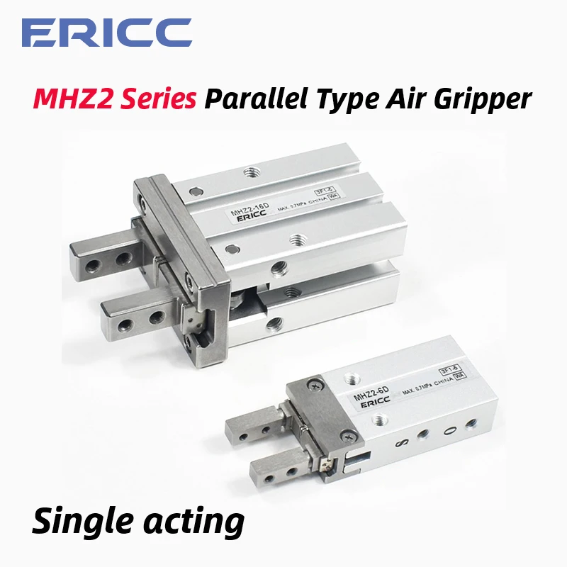 Única Ação Normalmente Aberta Paralela tipo ar Pinça Mhz216s Mhz2-10s Mhz220s Mhz2-25s Mhz2-16c Mhz2-10c