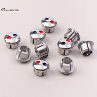 10Pcs Faucet Handle Hot Cold Water Sign Red Blue Label Decoration Cover Kitchen Bathroom Mixer Tap Indicate For Faucet Handles 2