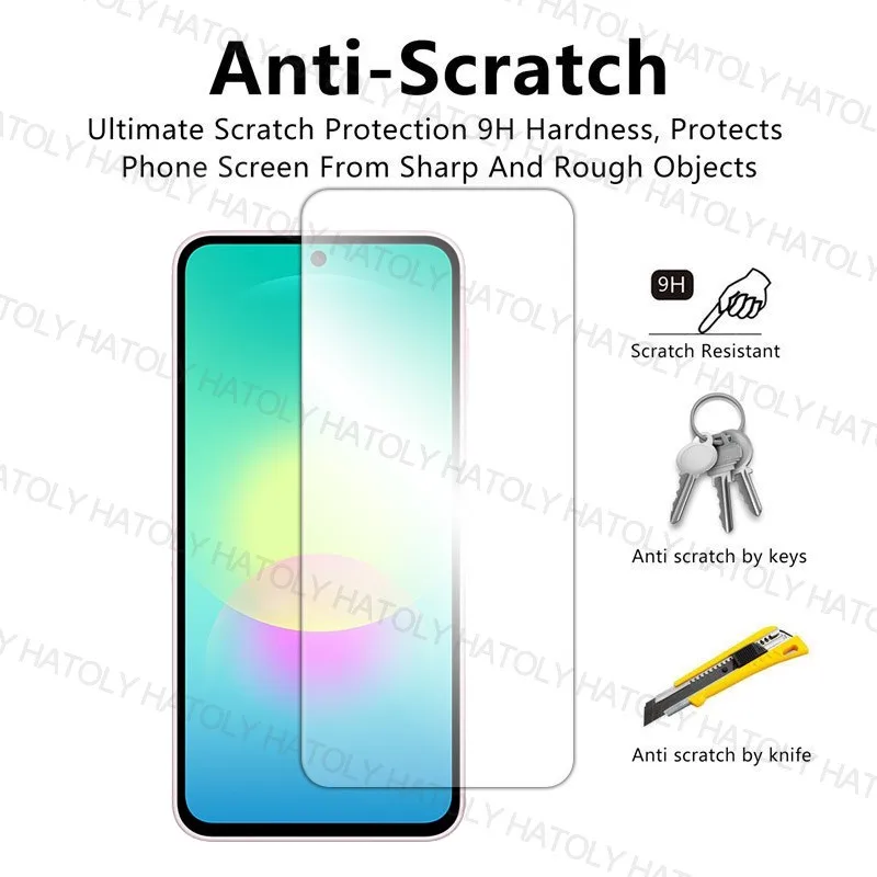 Premium Tempered Glass Screen Protector - Full Glue Anti-Scratch Protective Glass (1/2/3-Pack)