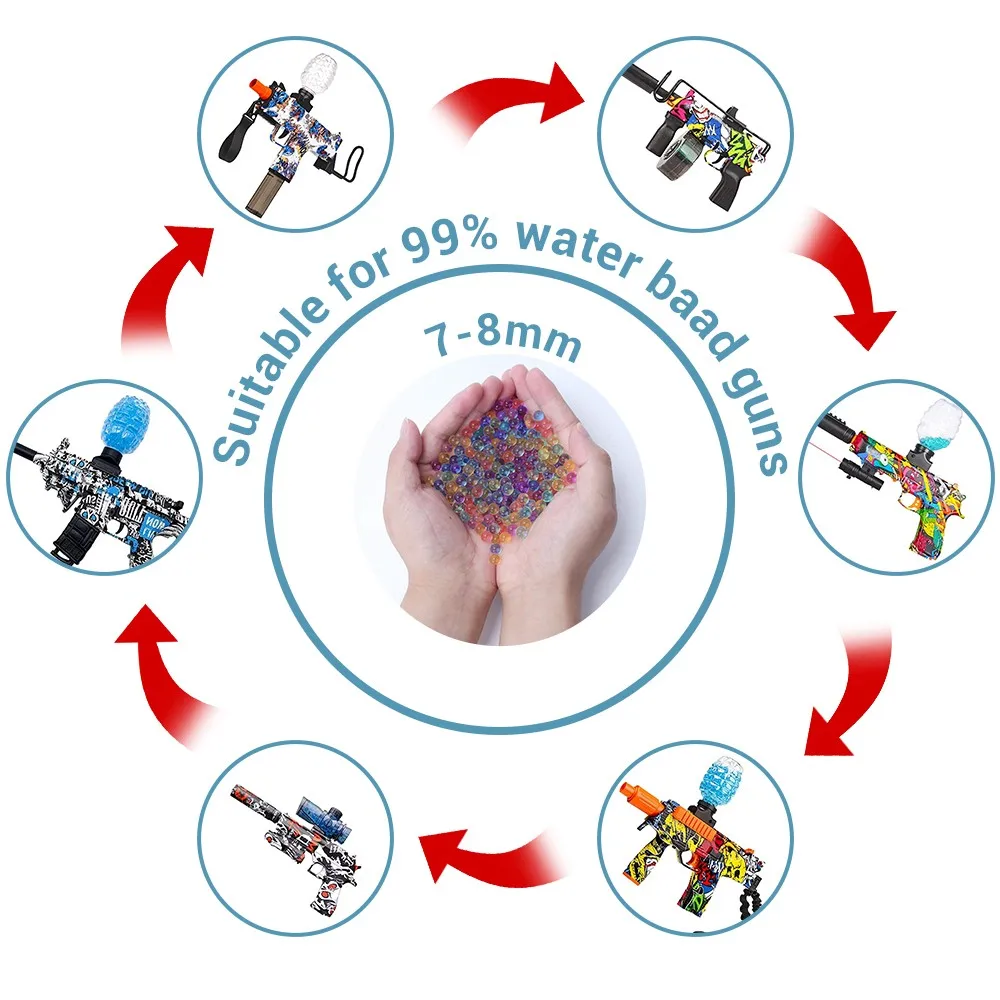 Balls Paintball Soft Bullet Gun Gun Shooting Gel Bullets Airsoft