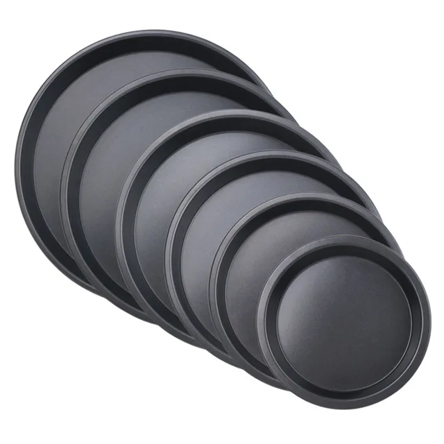 5-10 Inch Pizza Pan Non-Stick Pizza Trays Mold Baking Tool Pizza Pan Oven Tool Household Pie Tools Kitchen Baking Mould Pan