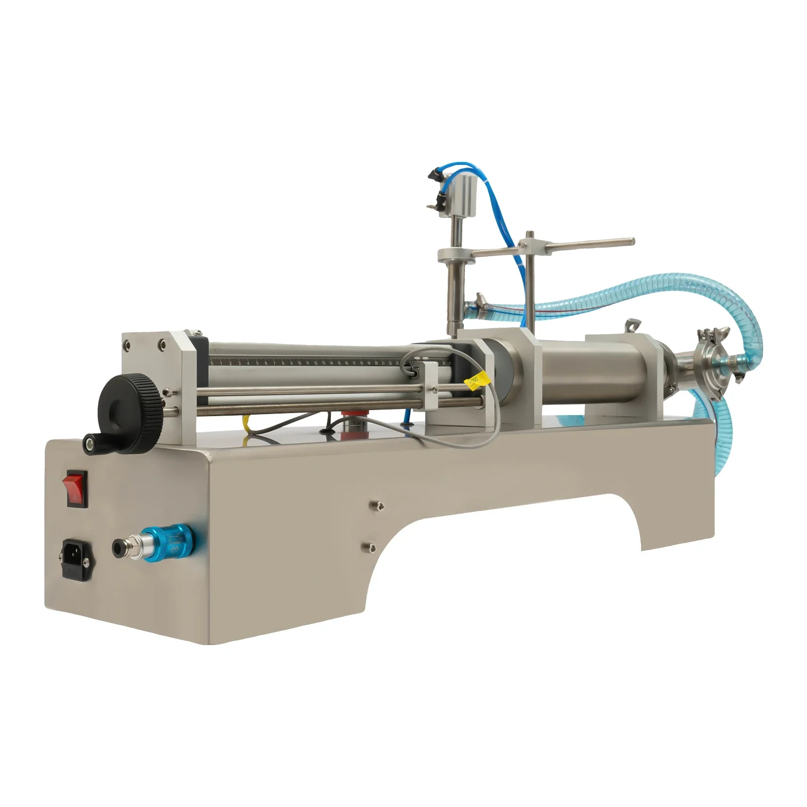 100-1000ML Automatische Selbstansaugende Pneumatische Flüssigkeitsabfüllmaschine aus 304 Edelstahl für Honig, Creme, Kosmetik und Pasten – Detail 4