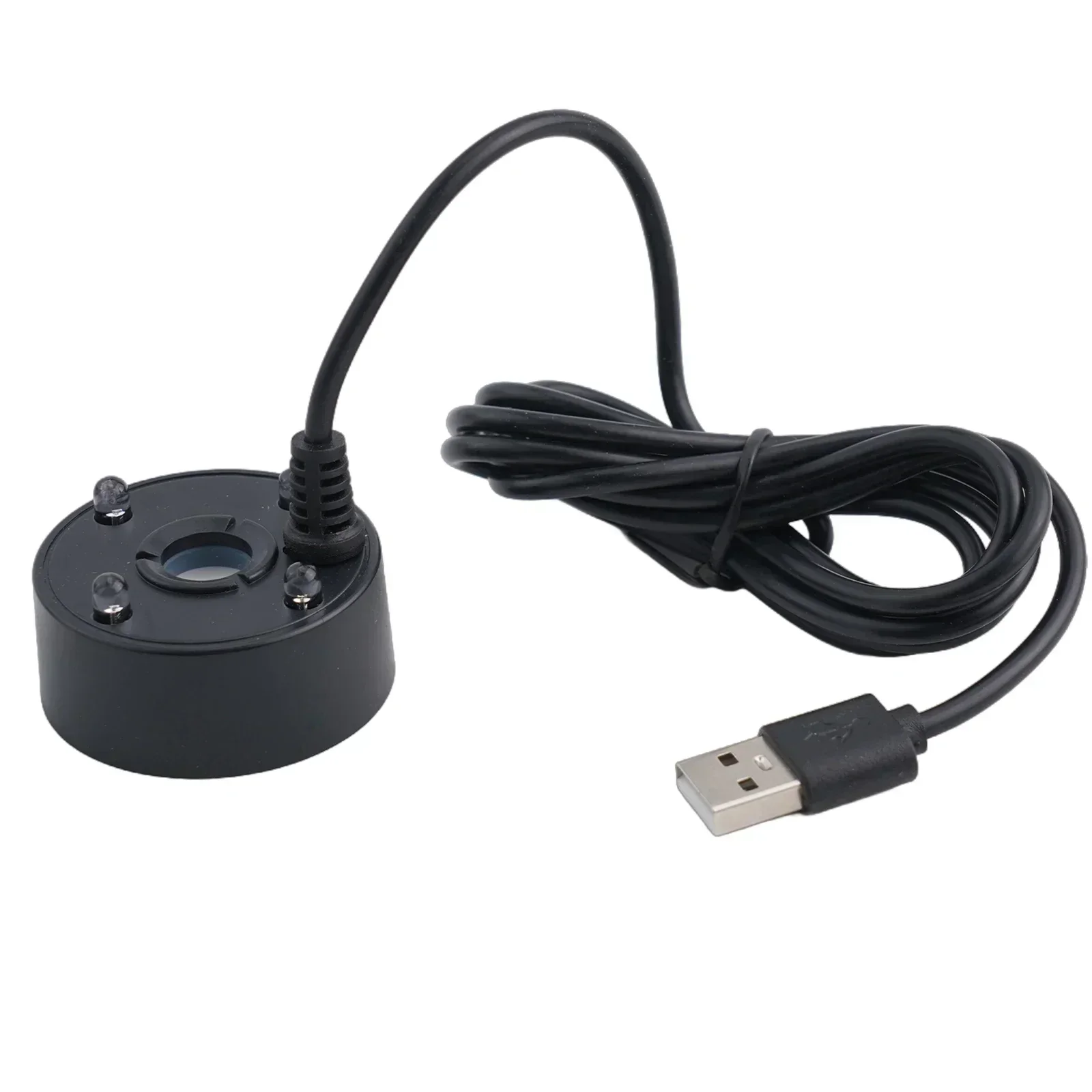 USB Mist Maker Fogger Water Fountain Fish Tank Pond Atomizer Head With LED Colorful Lights For Christmas Party Decoration fish tank mist maker
