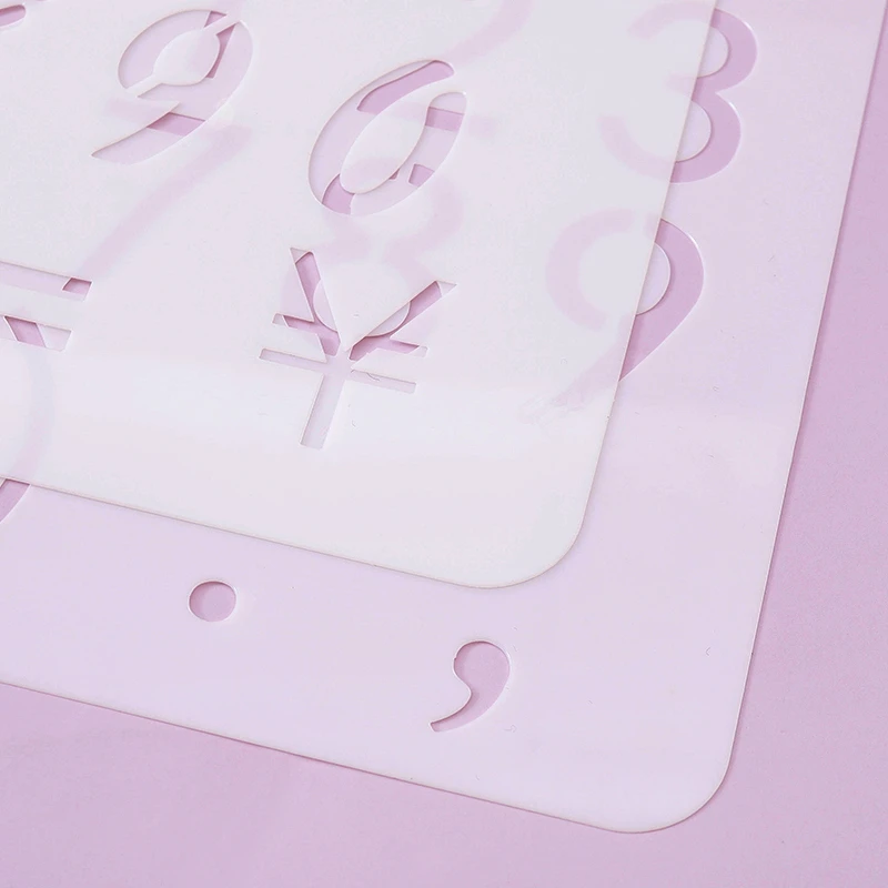 FAIS DU Alphabet Kuchen Dekoration Vorlagen Wiederverwendbare Brief Kuchen Schablone DIY Backen Dekor Mold Cookie Fondant Dessert Liefert – Detail 13