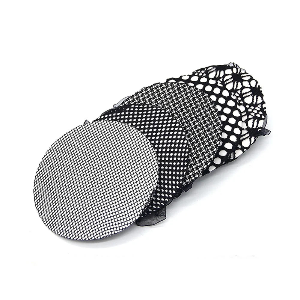 5Pcs Hair Net Bun Cover For Women Girls Ballet Dance Yoga Snoods Reusable High Quality Hair Accessories Black Headwear Wig Nets vacuum cleaner hepa filter washable reusable pre motor filter for t10 t20 t30 for g9 g10 vacuum cleaner accessories