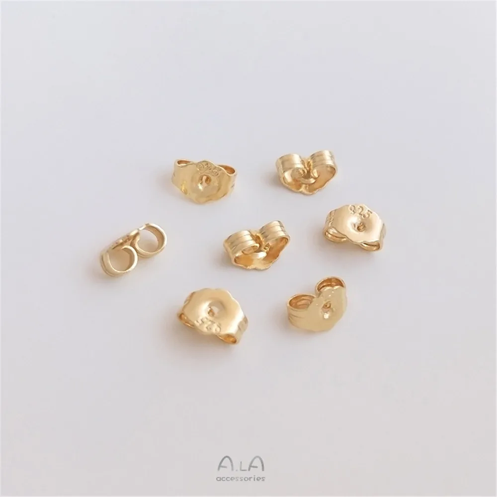 Steel seal 925 Butterfly earplugs 14K copper cover real gold color preserving earplugs Handmade DIY earring accessories deep groove ball bearings 6000 6001 6002 6003 6004 6005 6006 6007 6008 6009 6010 zz metal seal 304 440 stainless steel 1pc